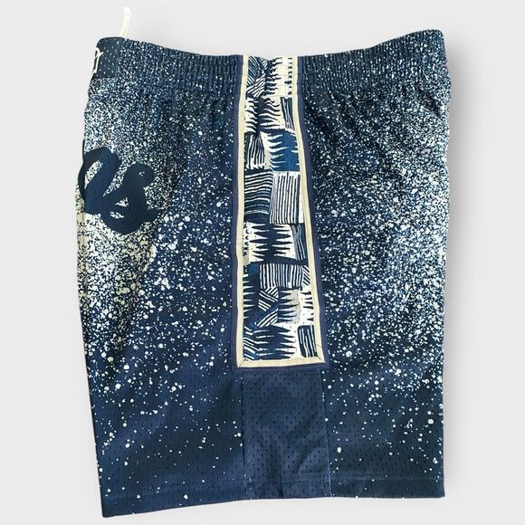 Mitchell & Ness Georgetown Hoyas NCAA Spray Paint Swingman Shorts Mens size M - Picture 6 of 10